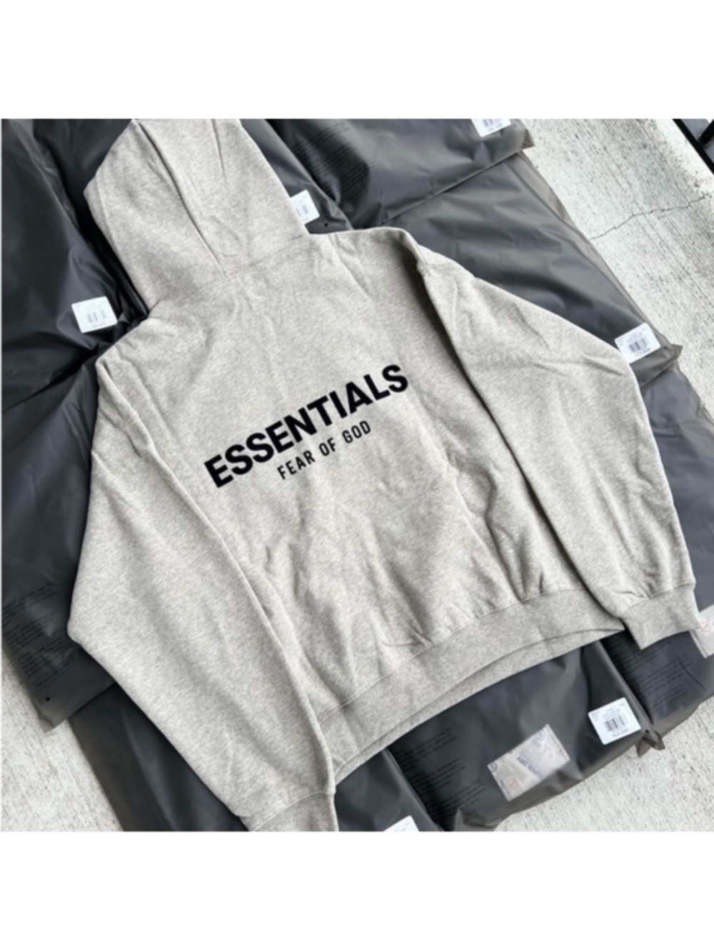 Fear of God Essentials Hoodie | Light Heather Grey | Men’s XL - Picture 8 of 10